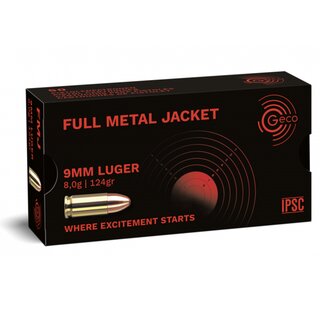 Geco 9mm Luger FMJ 8,0g 124gr