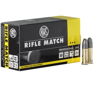 RWS Rifle Match .22 lr. 50 Schuss