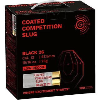 Geco Coated Competition Slug Black 26 12/67,5 100St.