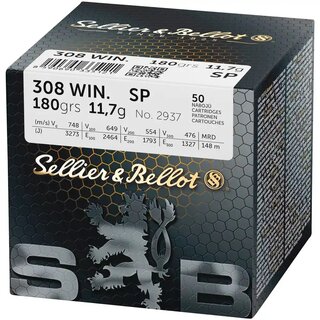 Sellier&Bellot 308 Win. SP 11,7g 180grs