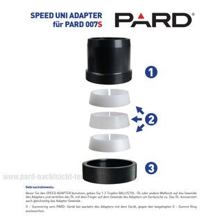 Universaladapter für Pard 007S 36-47mm